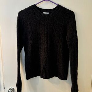 Vintage J Crew Wool Heather Gray Sweater Size Medium